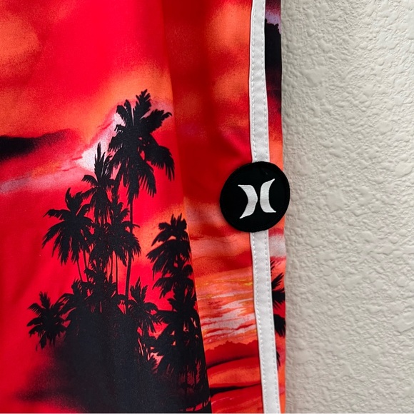 Hurley Men's Swim Trunks Board Shorts Tropical Vacation Bright Colors Size 38 - Picture 2 of 5